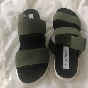 Olive sandals